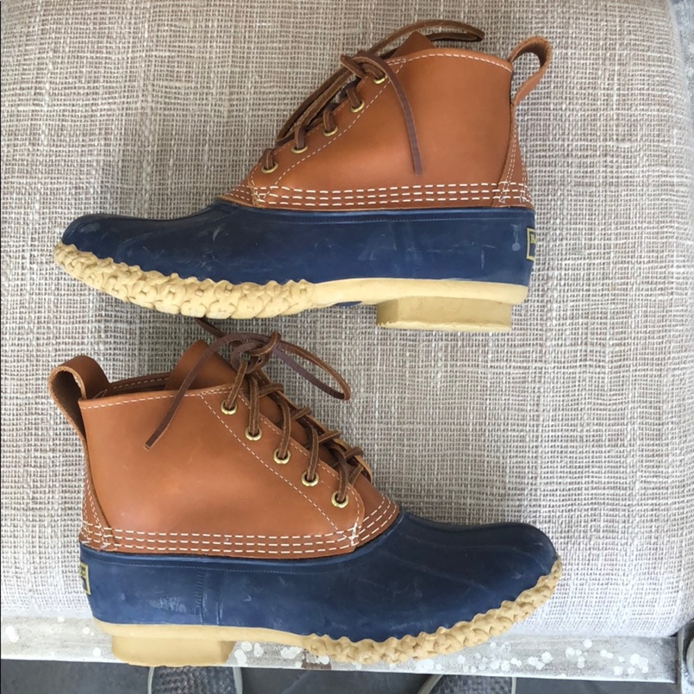 L.L Bean duck boots waterproof, size 8